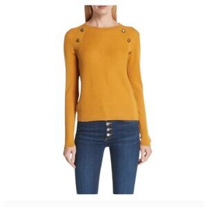 Veronica Beard Pearson Merino Wool Crewneck Sweater